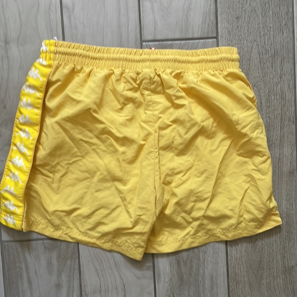 Kappa mens swim trunks bright yellow never been worn . - Picture 4 of 4